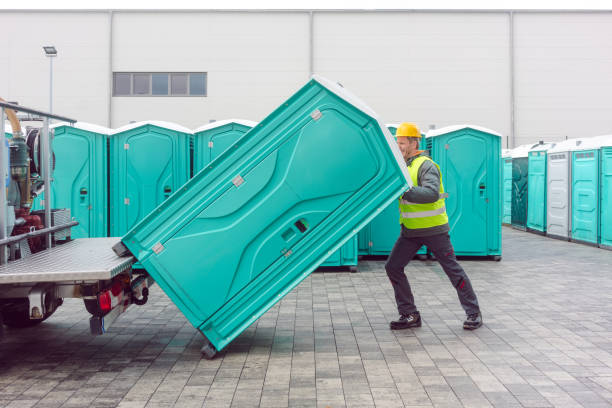 Porta potty delivery and setup in Rankin, PA